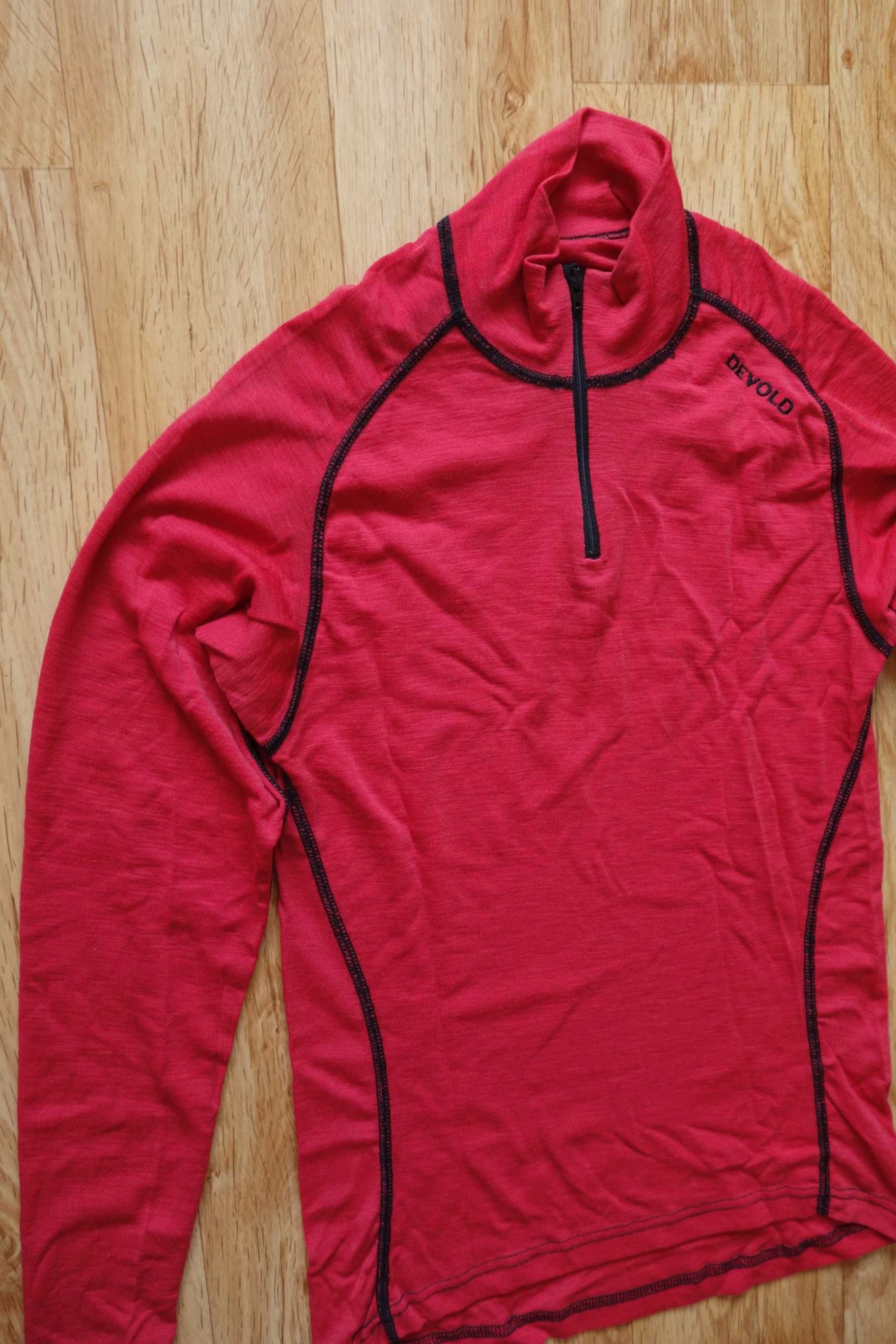 DEVOLD Multisport Bluzka Koszulka Termoaktywna 100% Wełna Merino r. M