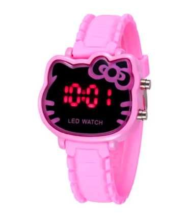 piękny zegarek cyfrowy dla dziecka LED Hello Kitty Sanrio Kawaii
