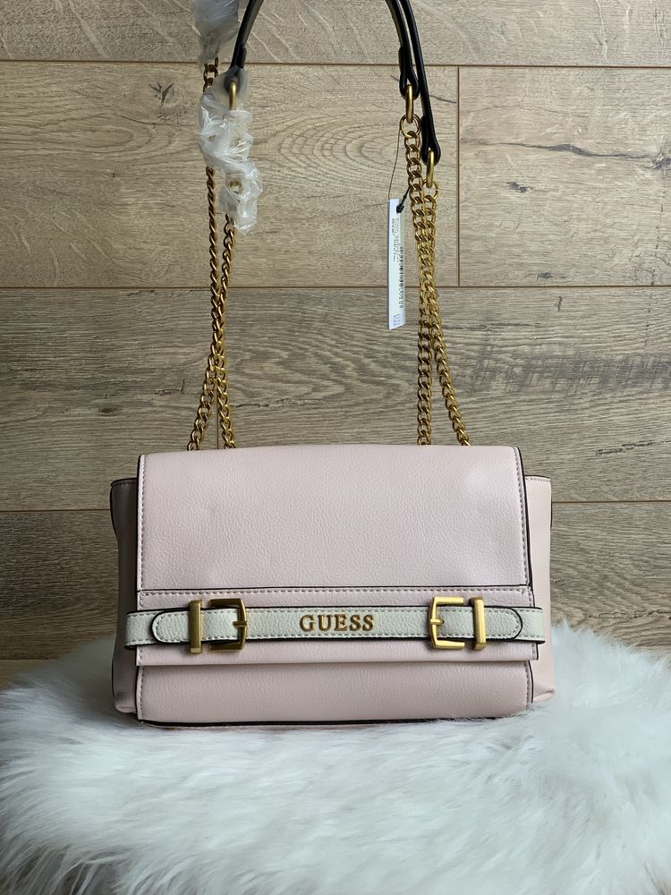 жіноча сумка guess розова