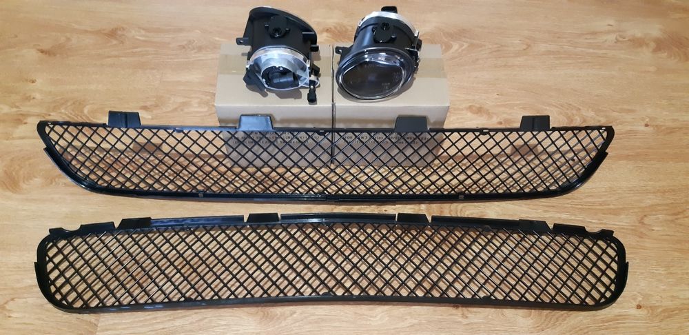 Решетка в бампер ноздры бмв м пакет е39 е46 bmw e39 M Pakiet галогенки
