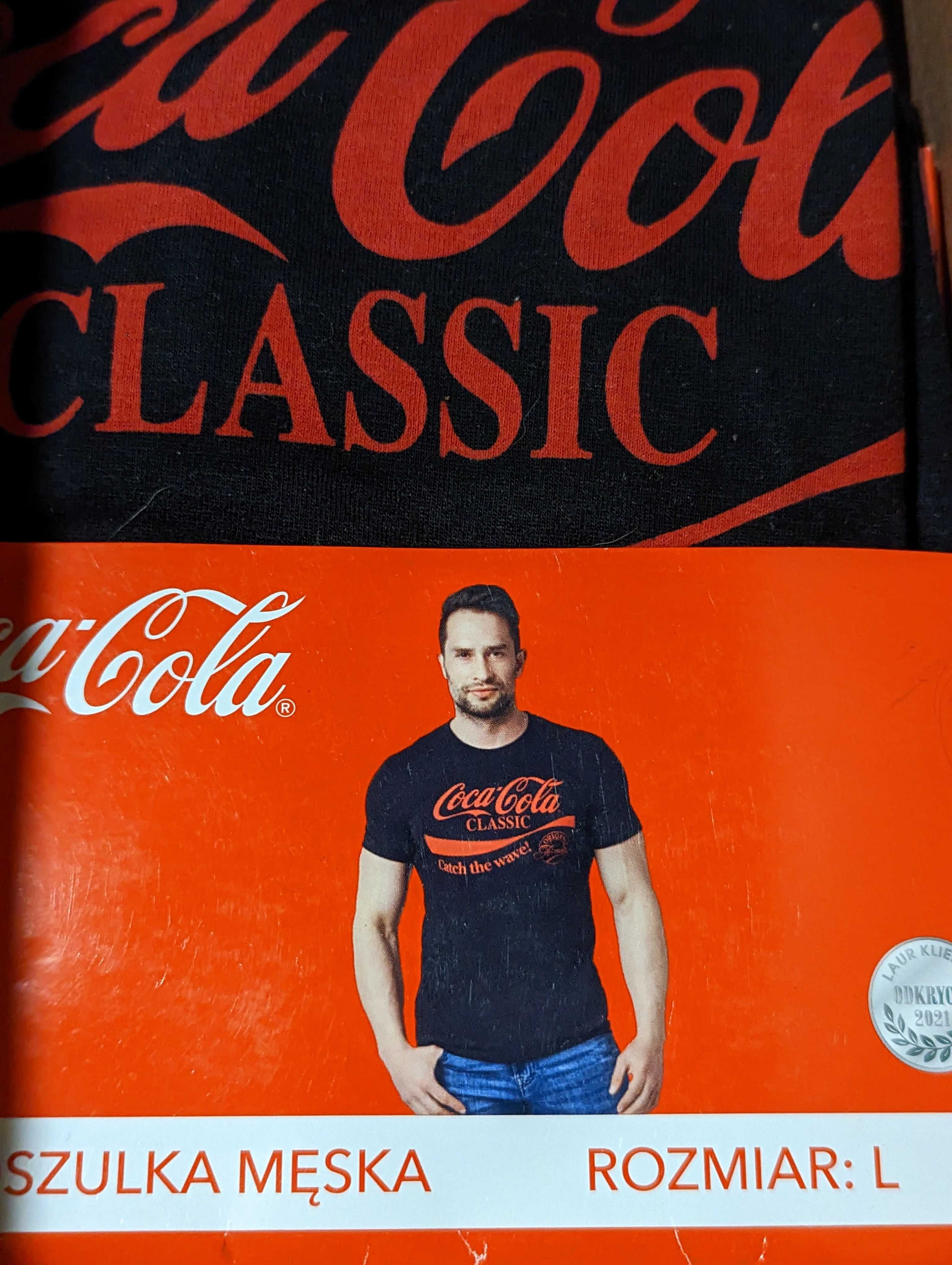 Koszulka męska coca-cola rozmiar L