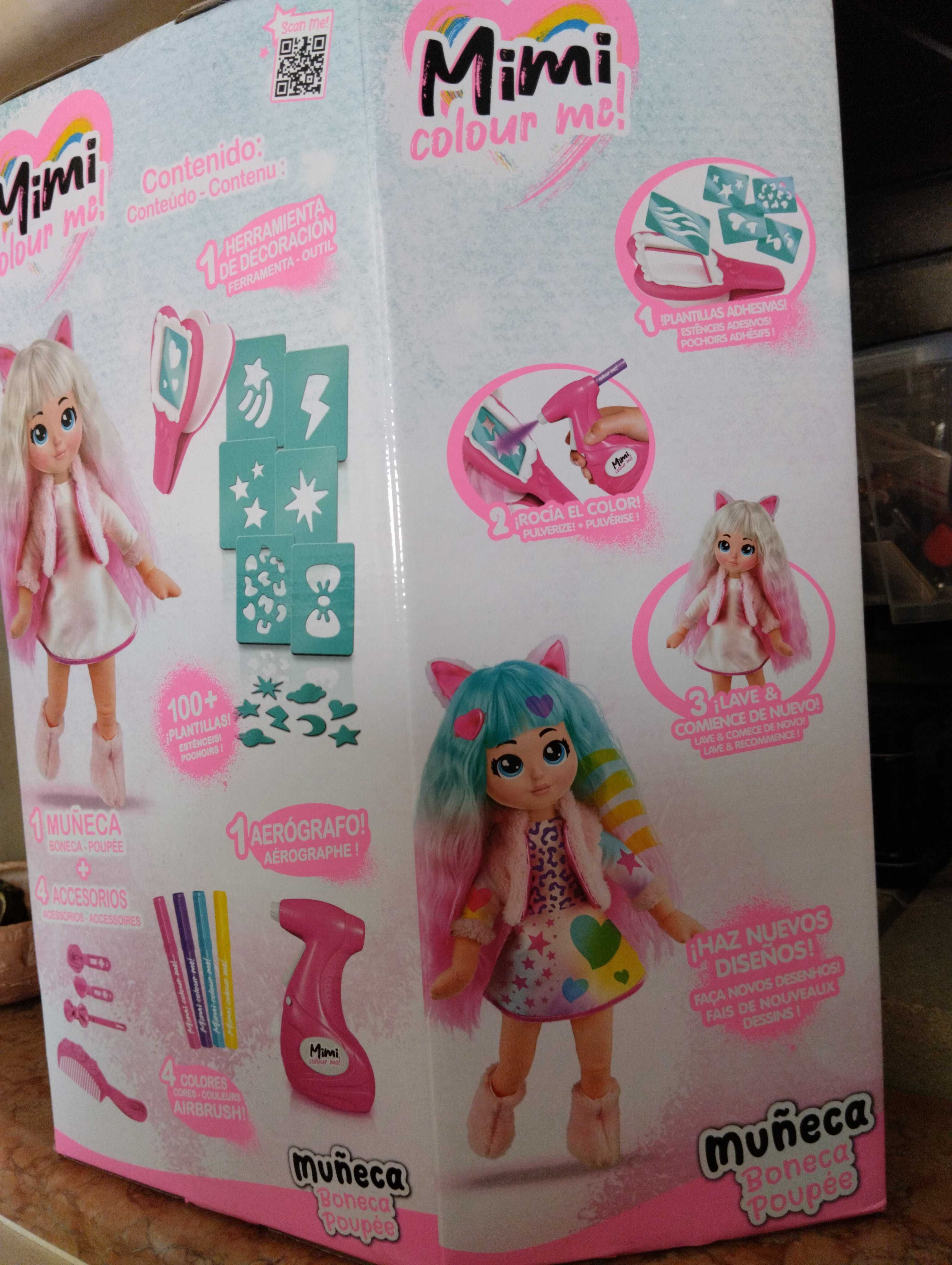 Boneca Mimi coluour me. Nova.
