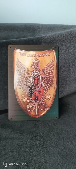 Metalowa tabliczka