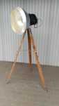 Lampa reflektor loft steampunk vintage na trójnogu vintage