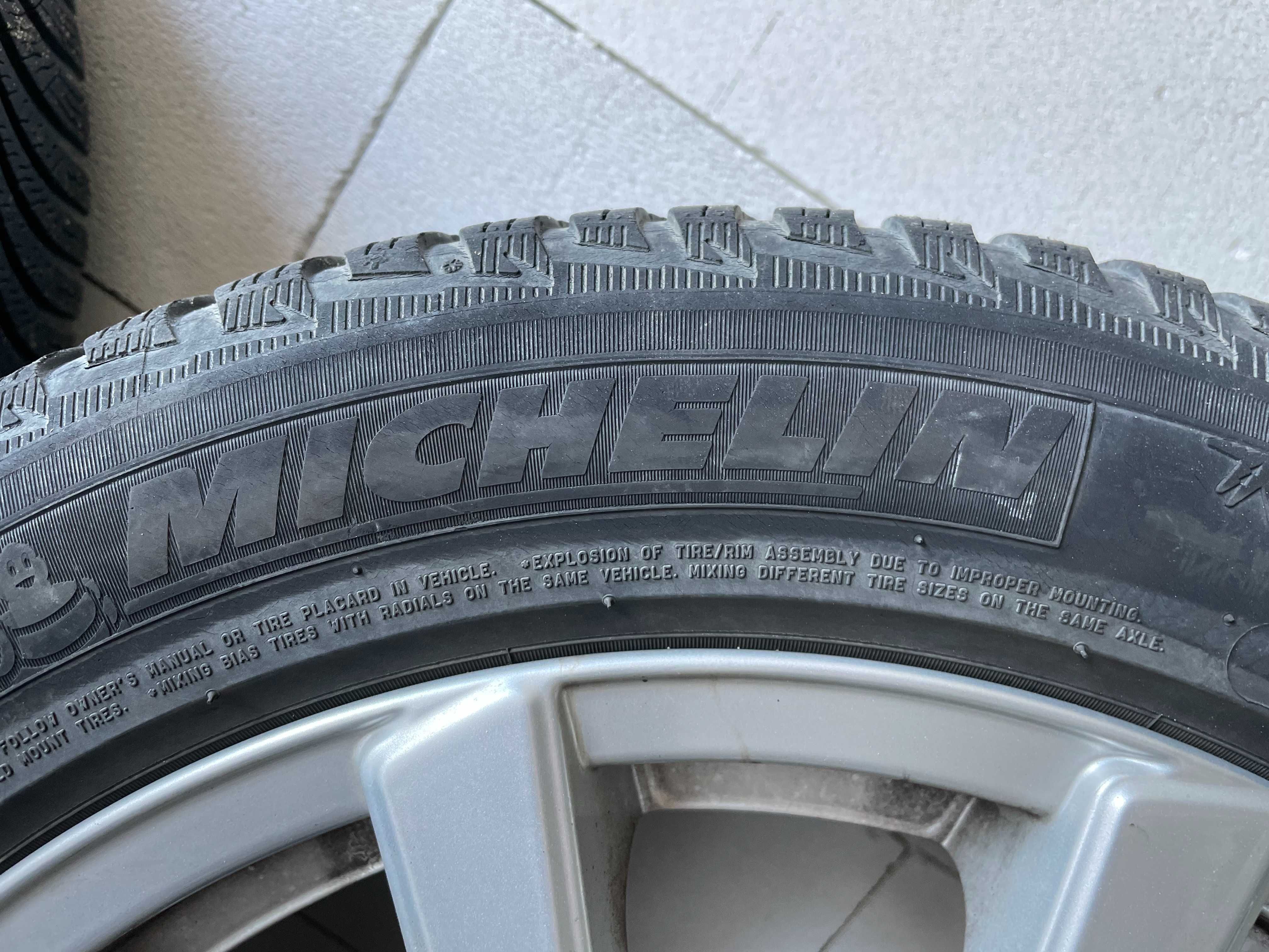 Koła zimowe z felgami AEZ REEF SI 17" i oponami Michelin 225/50 R17