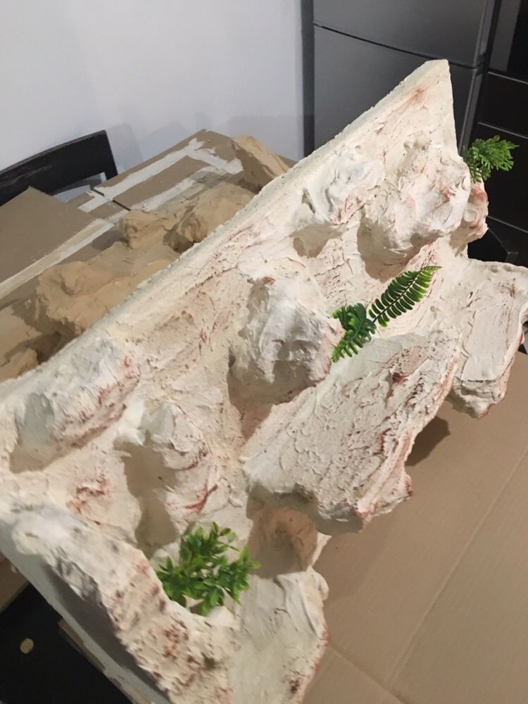 TERRARIUM Tło 3D scianki terrarium jaszczurka agama gekon wąż