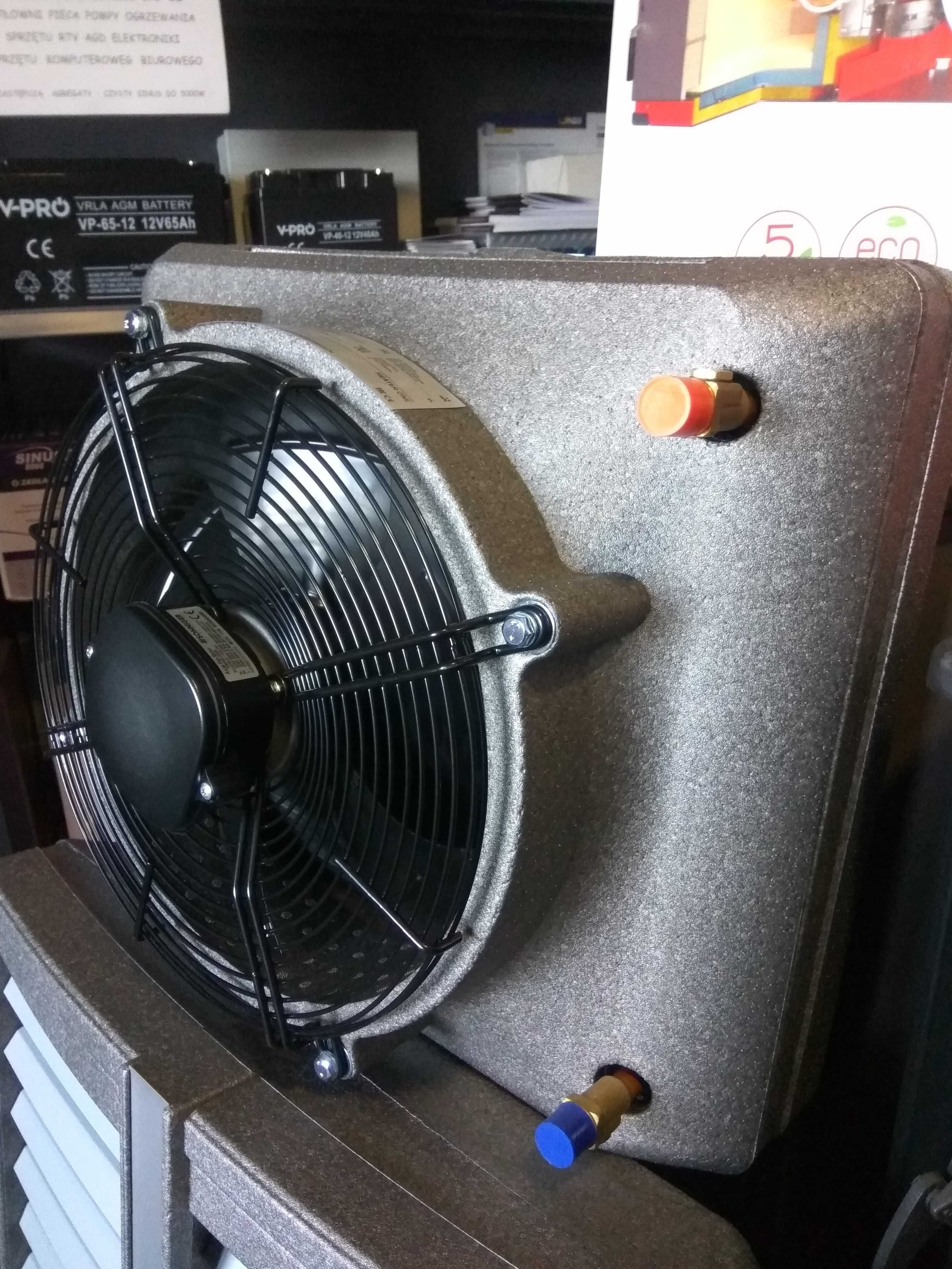 Grzejnik nadmuchowy nagrzewnica wodna 25 kW 2-rzędy pompa ciepła Różne