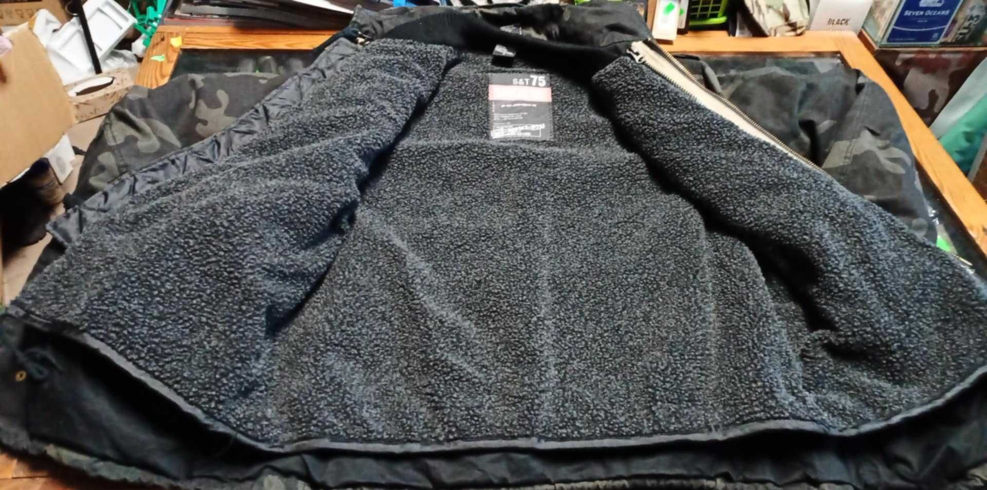 Kurtka Wojskowa M65 Surplus Tex Black Camo r.M z podpinką