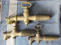 Torneiras Antigas em Latão