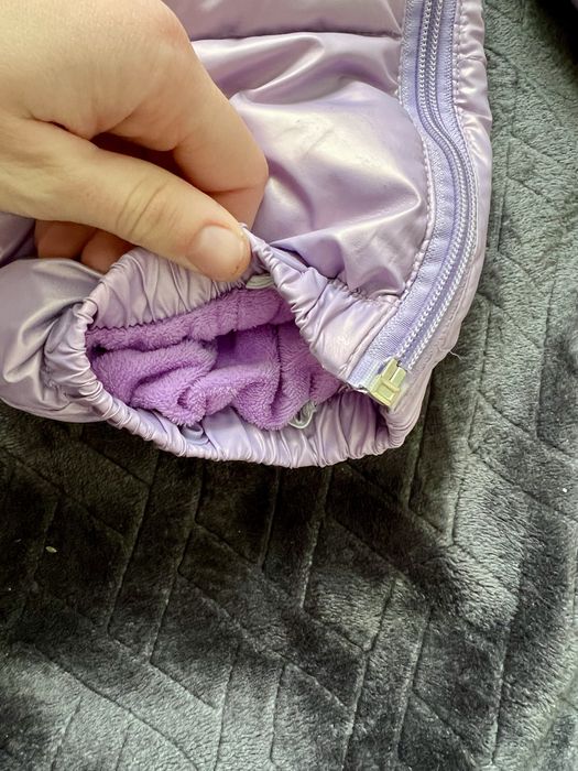 Теплий зимовий комбінезон для дівчинки 1-2,5 років