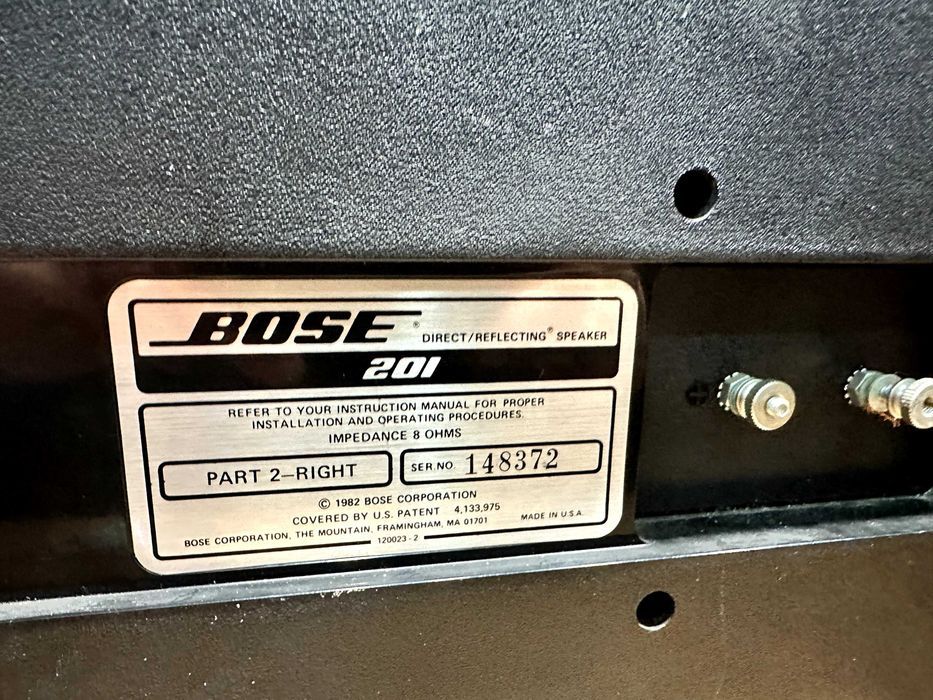 Kolumny Monitory BOSE 201