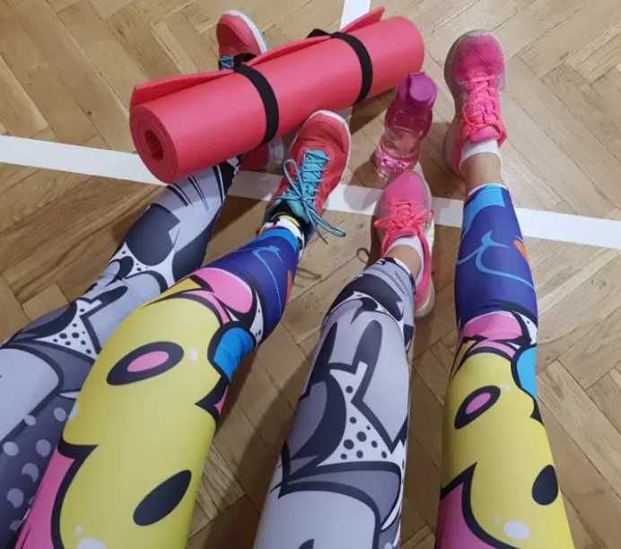 Легінси з принтом XL