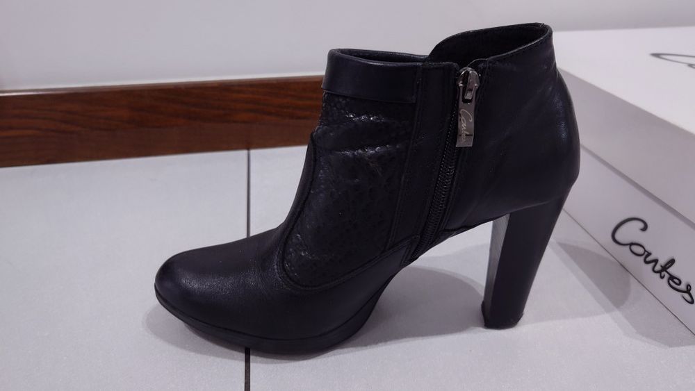 Skórzane botki Contes r. 38