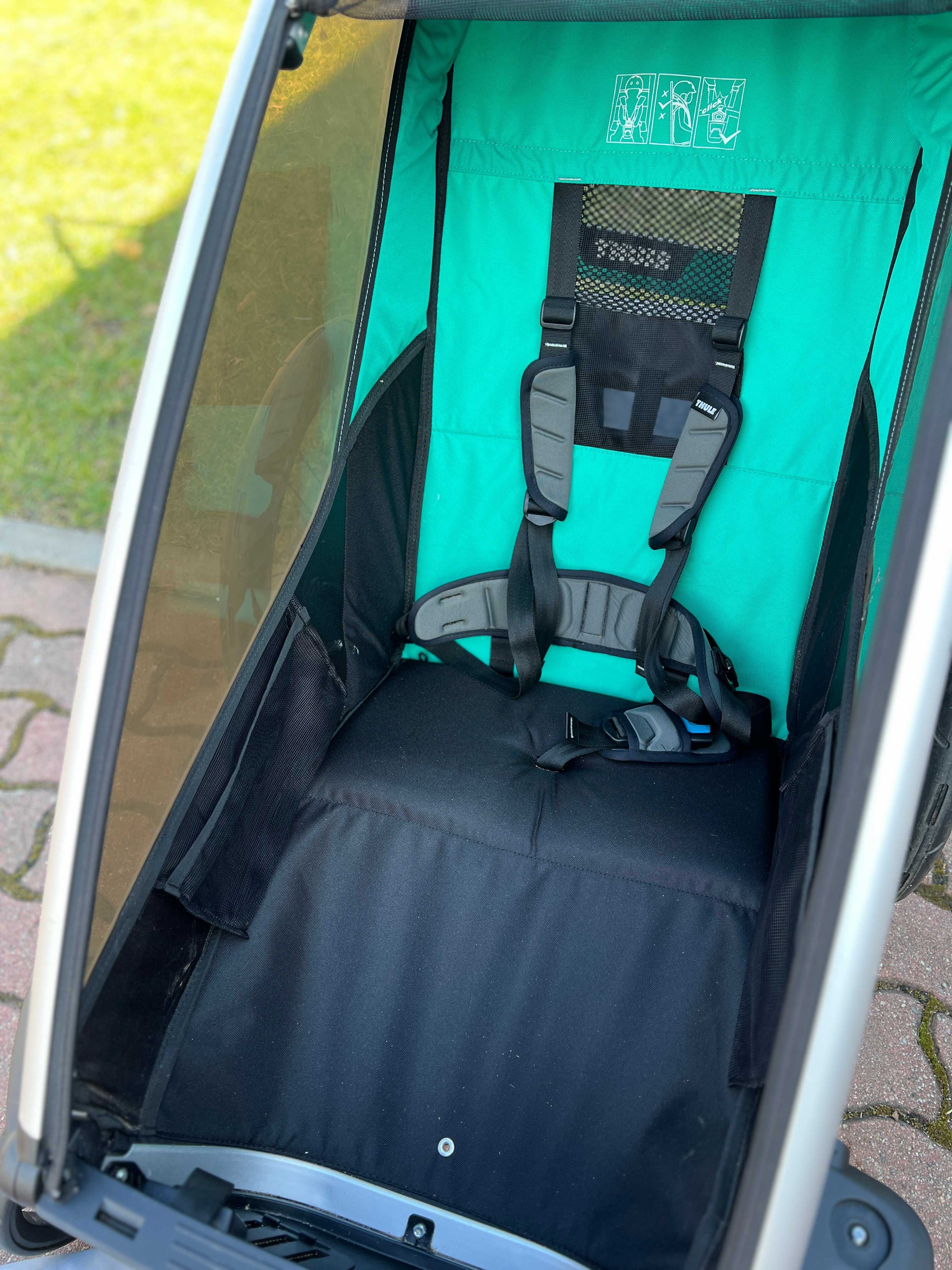 Thule Chariot Lite- przyczepka rowerowa 2w1, wózek biegowy, stan bdb!