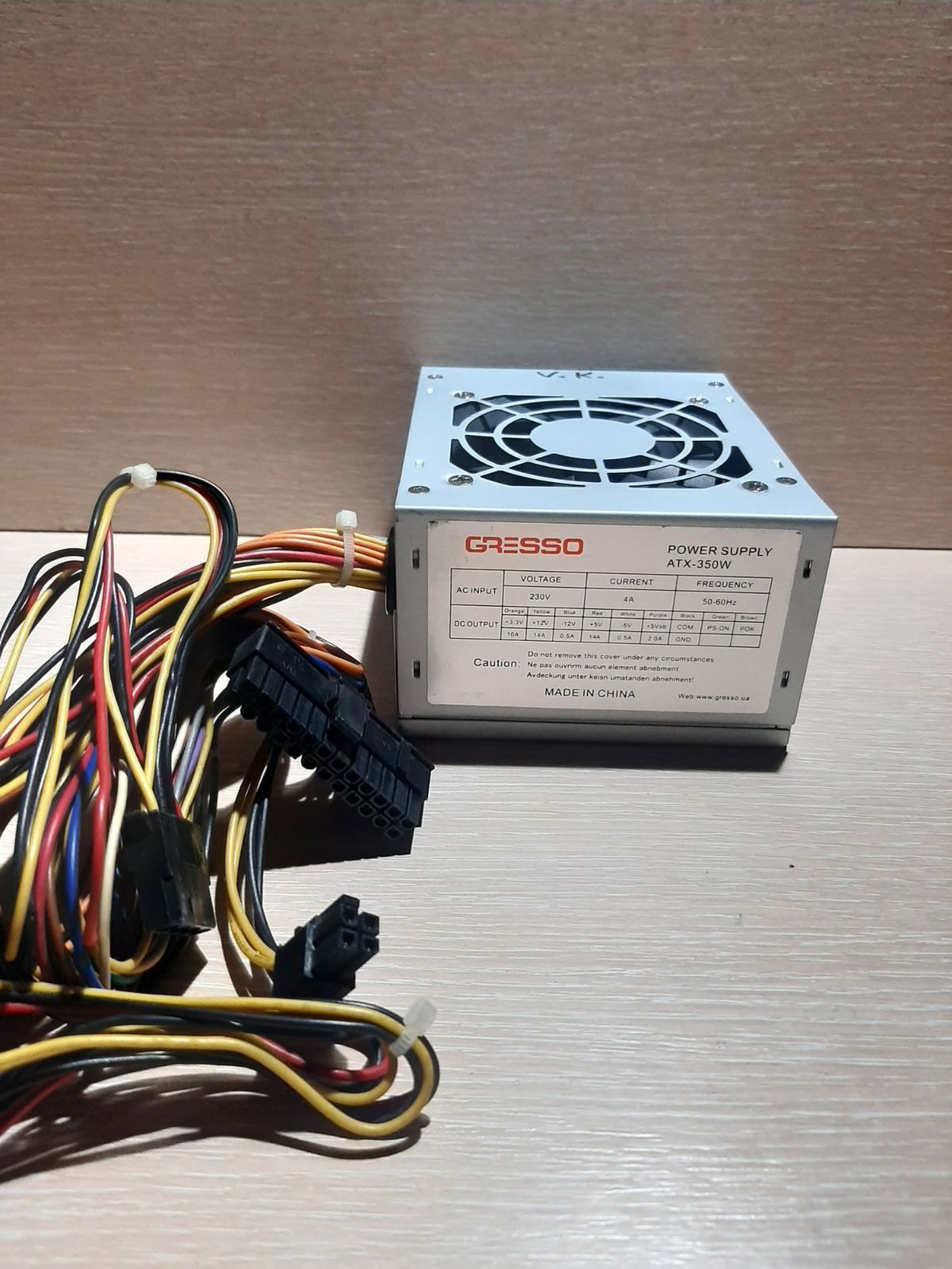 Блоки живлення GRESSO mATX-350w, 80mm, SFX. Шимконтролер 7500
