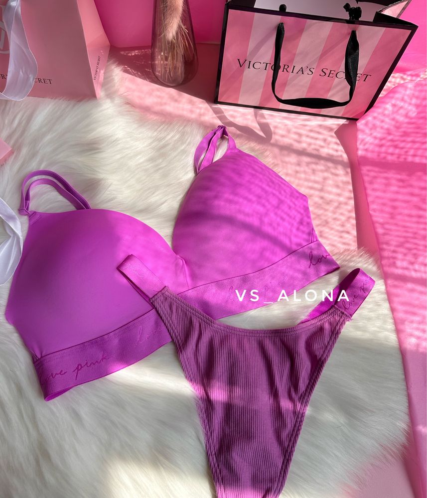 Комплект білизни Victoria’s Secret Pink VS Вікторія Сікрет оригінал