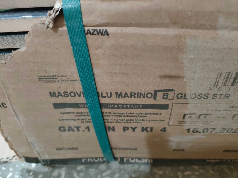 Paczka płytek Tubądzin Masovia Blu Marino B Gloss STR