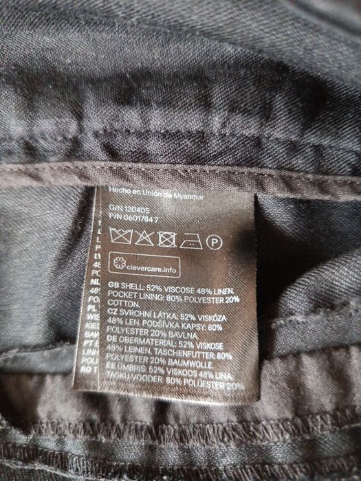 Жіночі штани з лляної суміші H&M p.s(36)