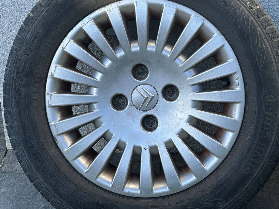 Komplet kół felgi aluminiowe citroena 15cali