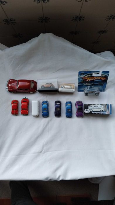 Carros volkswagen beetle miniaturas para coleção