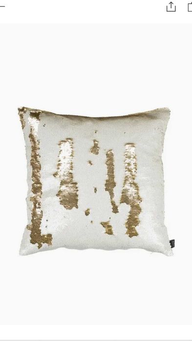 Poduszka Home and you biała złota