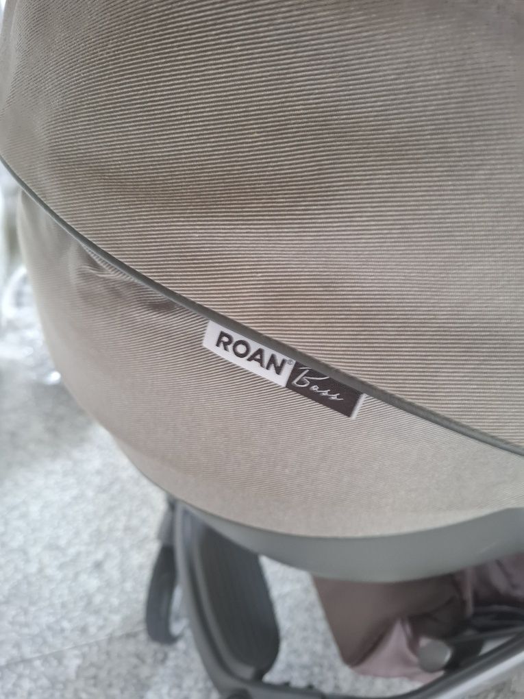 Roan Bass Soft wozek 2w1 gondola spacerówka 2 stelaże