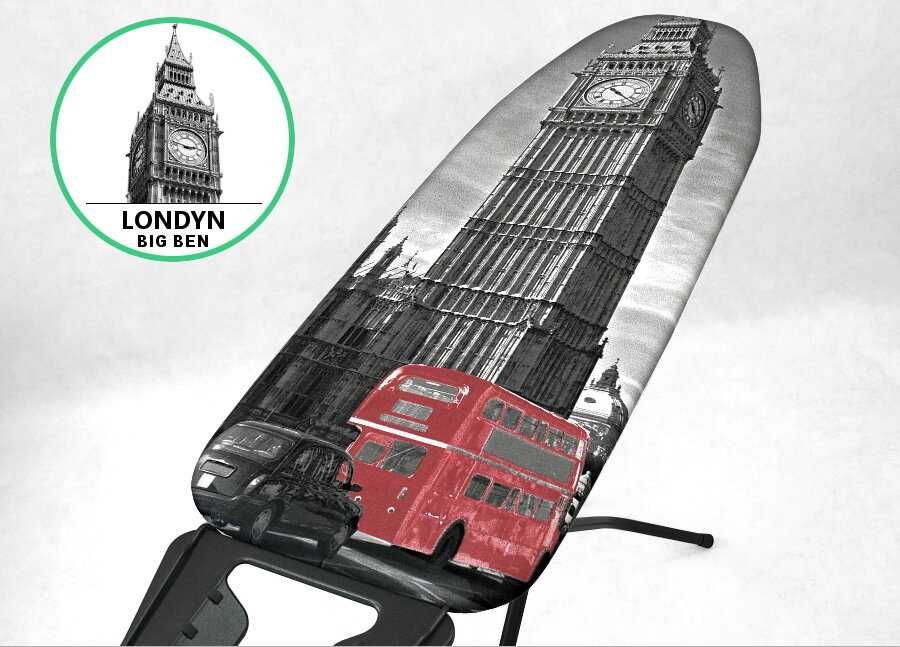 Pokrowiec Londyn na dużą deskę do prasowania z podkładem 5 mm  (M)