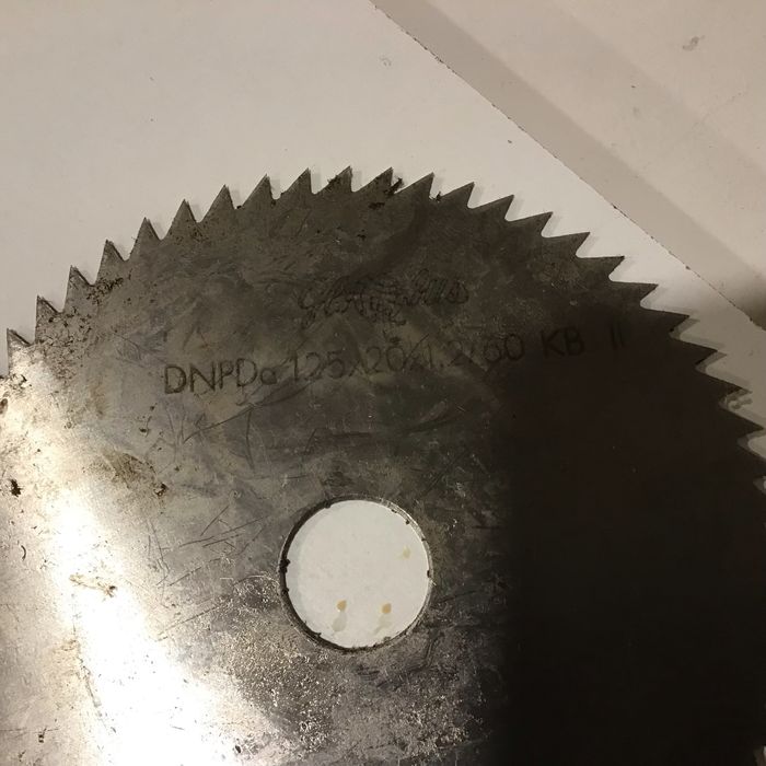 Frez piłkowy tarczowy Nowy Globus DNPDa 125x20x1.2 / 60 KB 3 sztuki