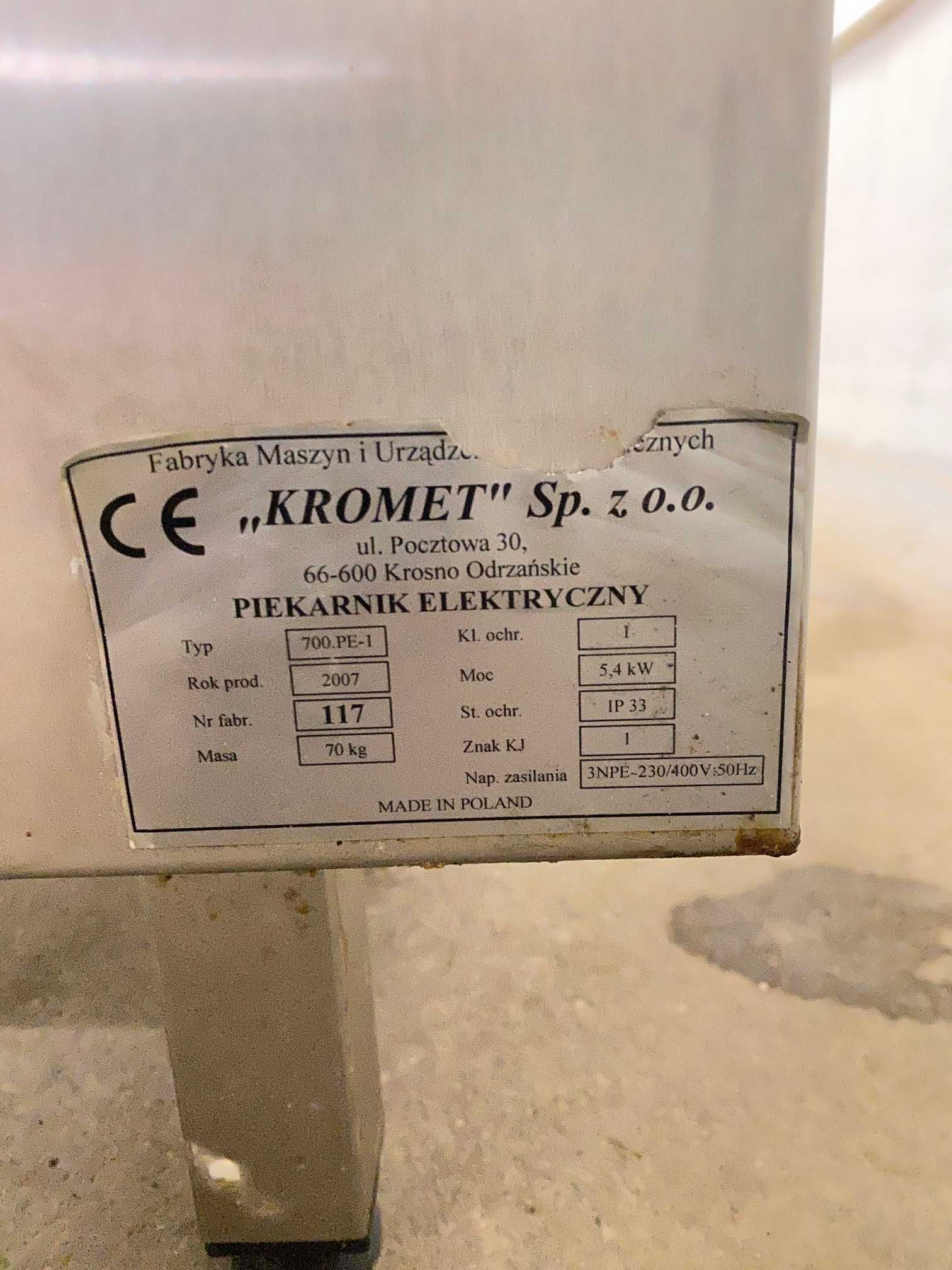 Kuchnia elektryczna z piekarnikiem elektrycznym Kromet