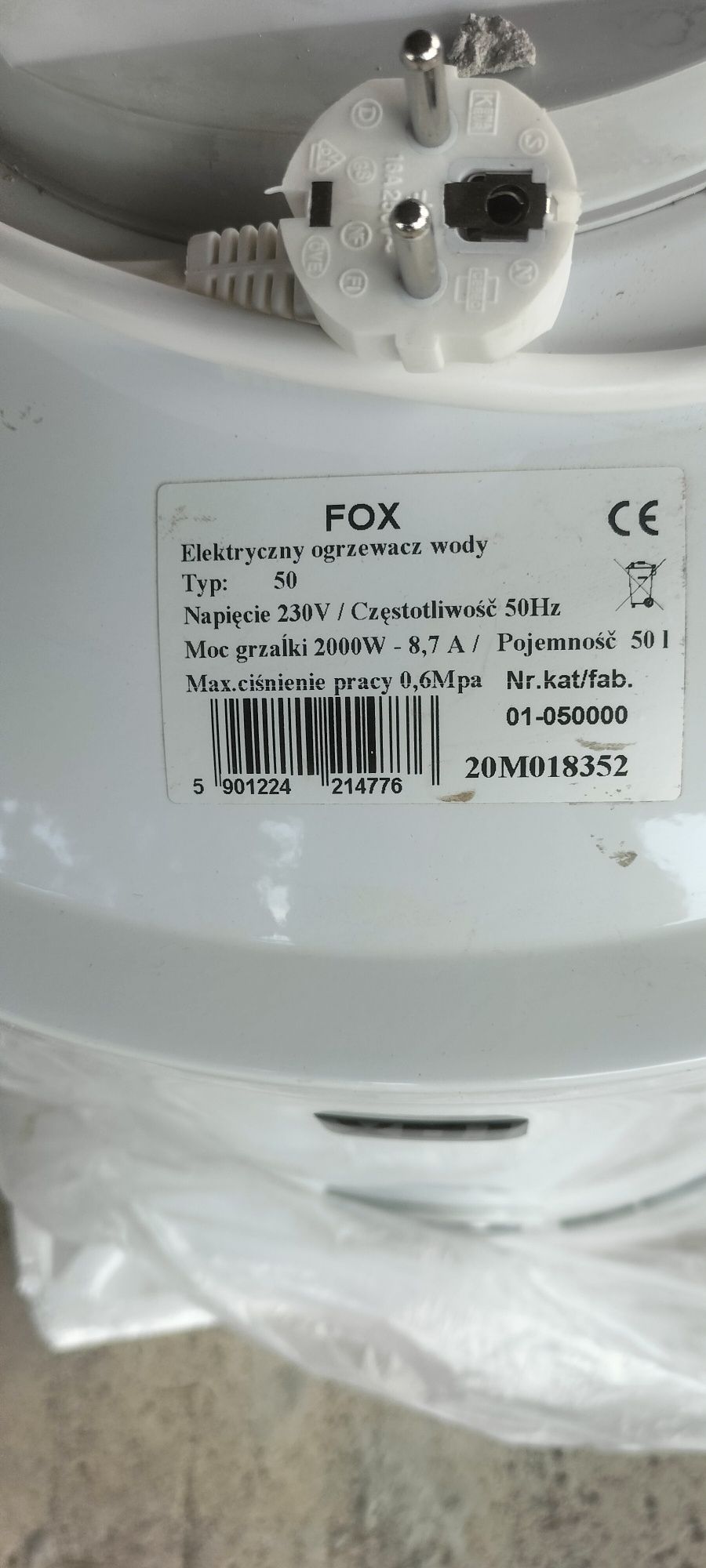 Boiler FOX podgrzewacz wody