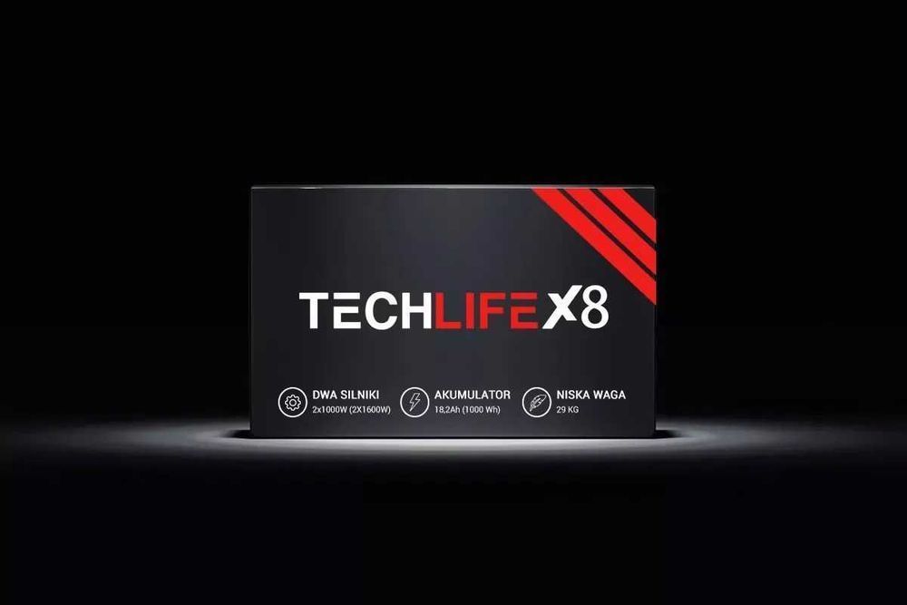 Hulajnoga Elektryczna Terenowa dla dorosłych Techlife X8 3000W 18,2Ah