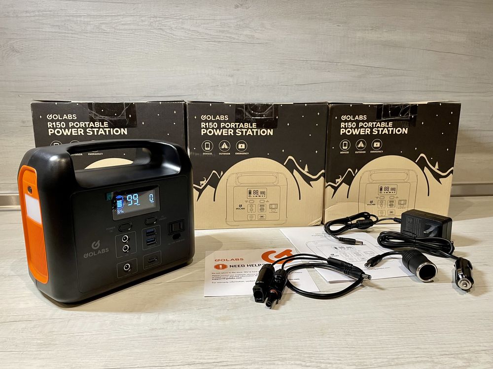 Мобільна зарядна станція Golabs R150 204.8Wh LiFePO4 110V 160W /NEW