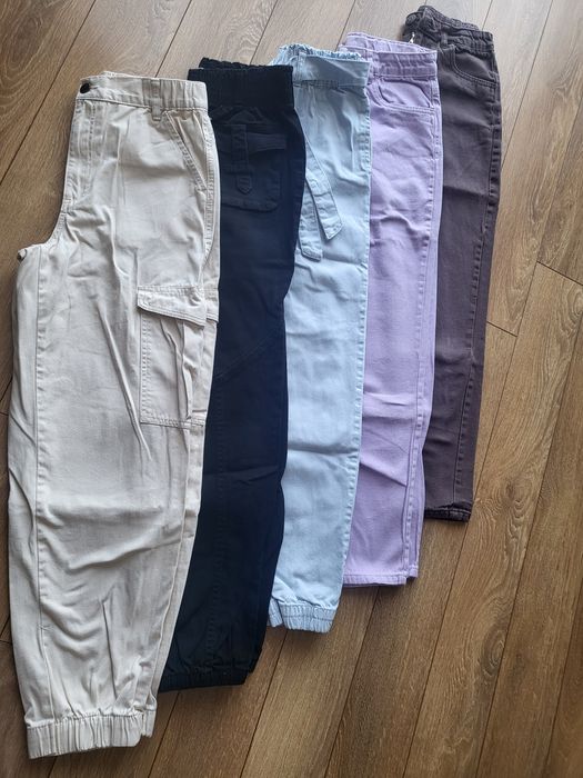 158 reserved pepco 5 par spodnie jeansy bdb jak nowe paka