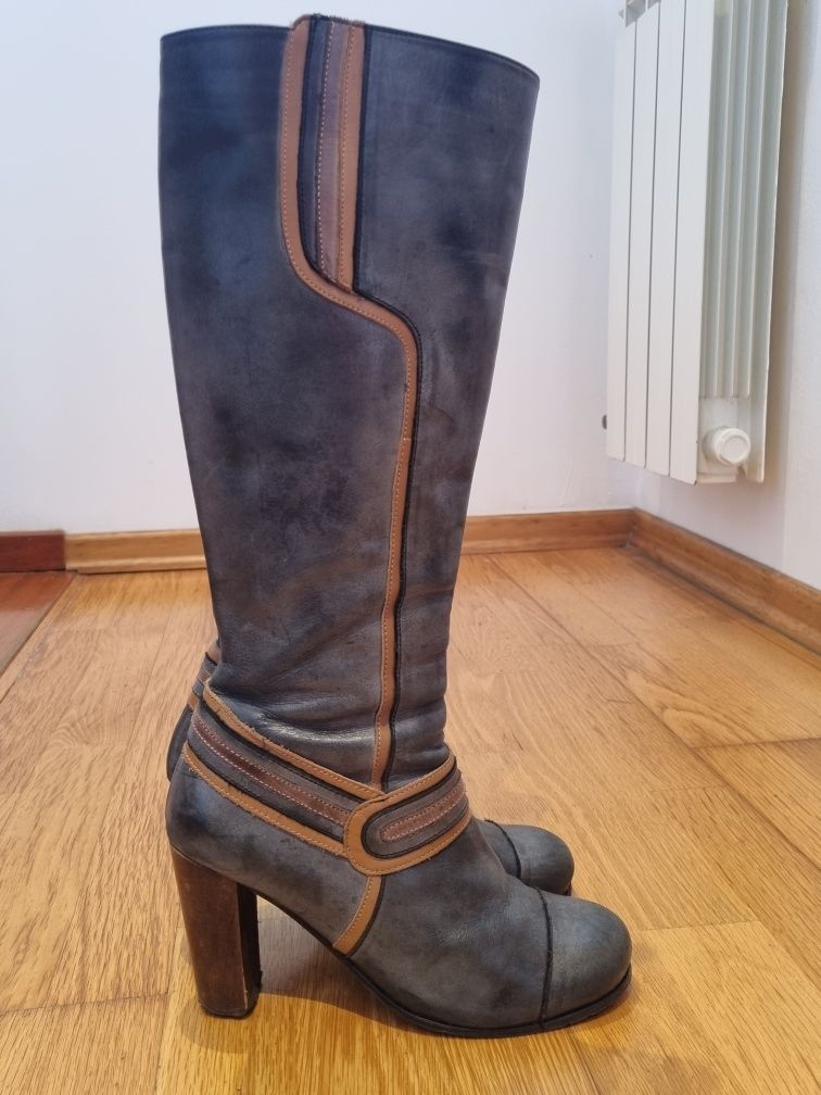 Botas de pele Harlot artigo de  muita qualidade