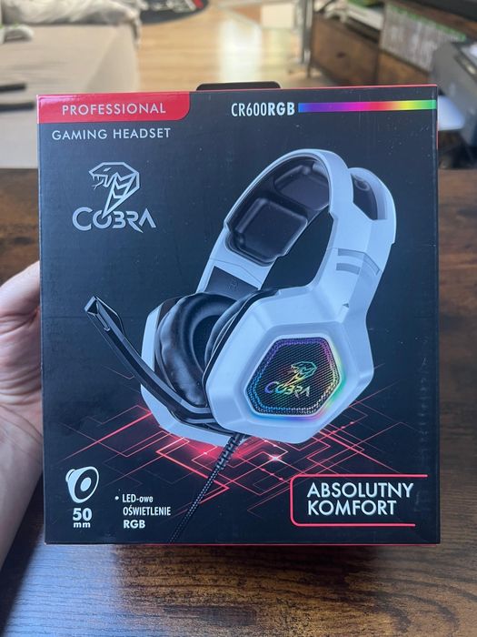 Słuchawki gamingowe Cobra CR600 RGB