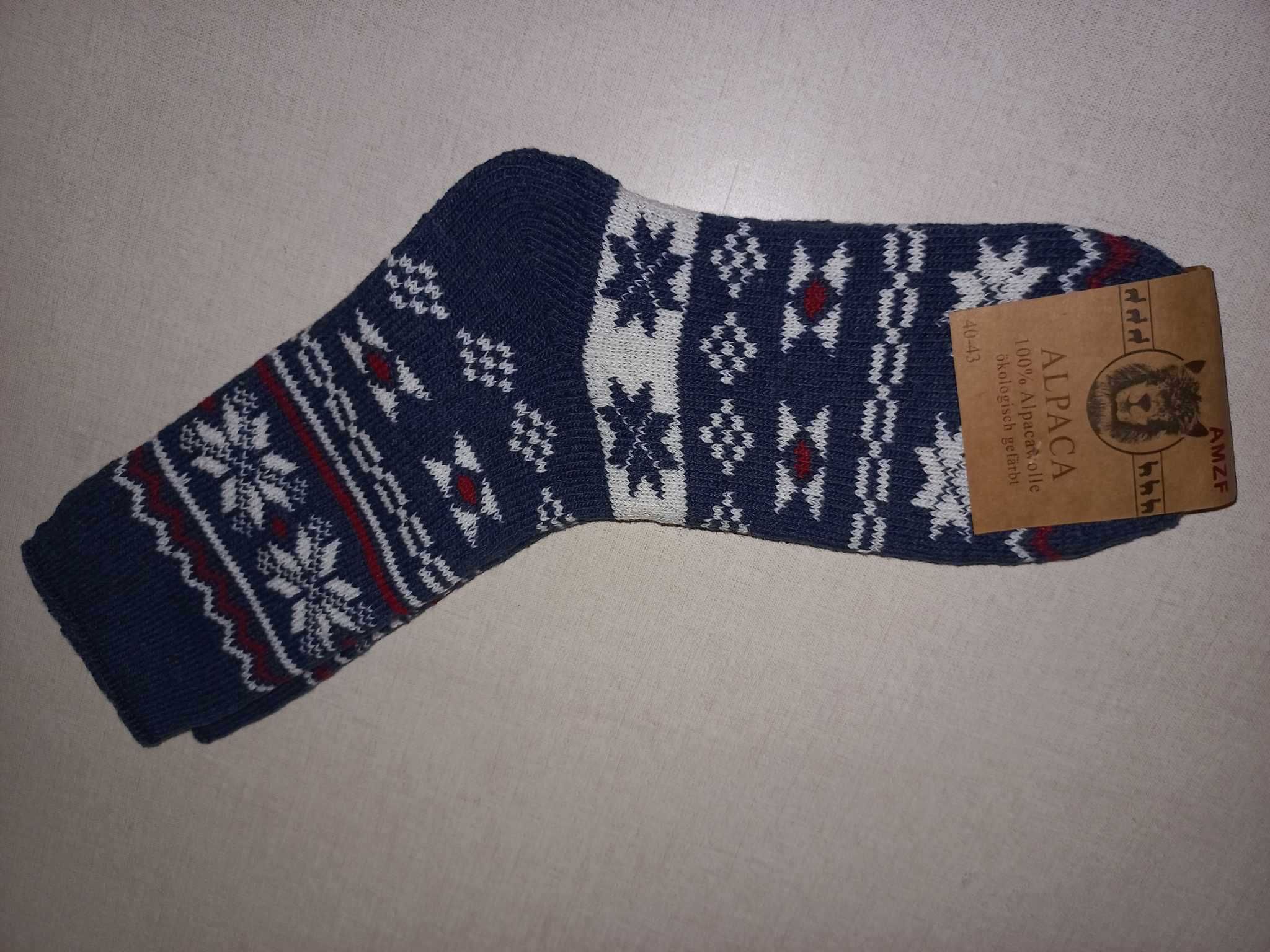 Grube skarpety Alpaca ( nowe z metką)