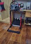 Suporte nest level racing ,volante, pedais.thrustmaster tmx pro
