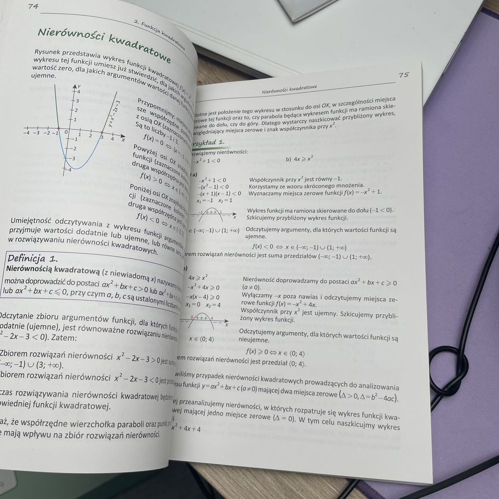 Podręcznik zakres podstawowy 2 dla liceum Matematyka i tablice