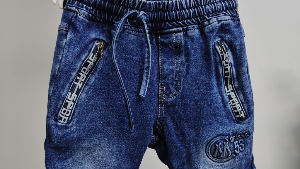 Bawełniane jeansowe spodenki 116