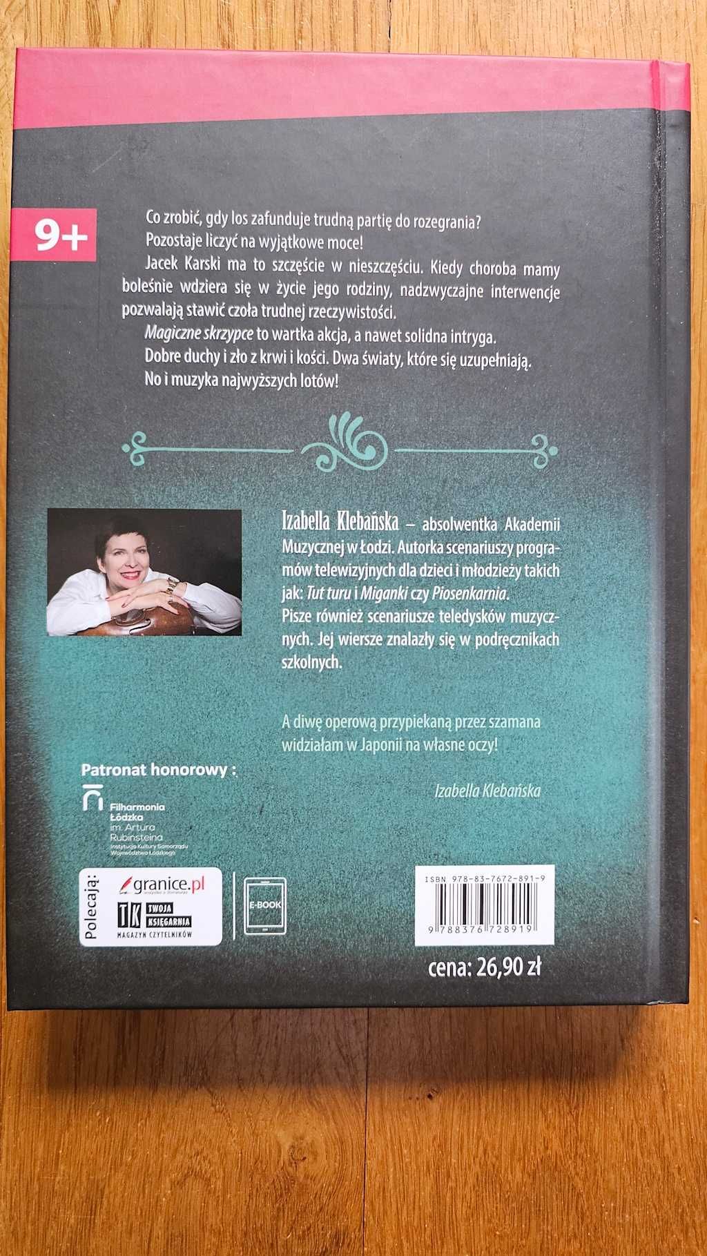 Książka "Magiczne skrzypce" (Izabella Klebańska)