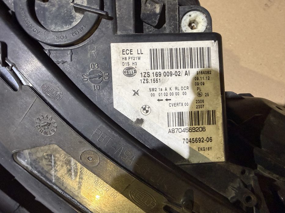 E61 bixenon skrętny europa prawy