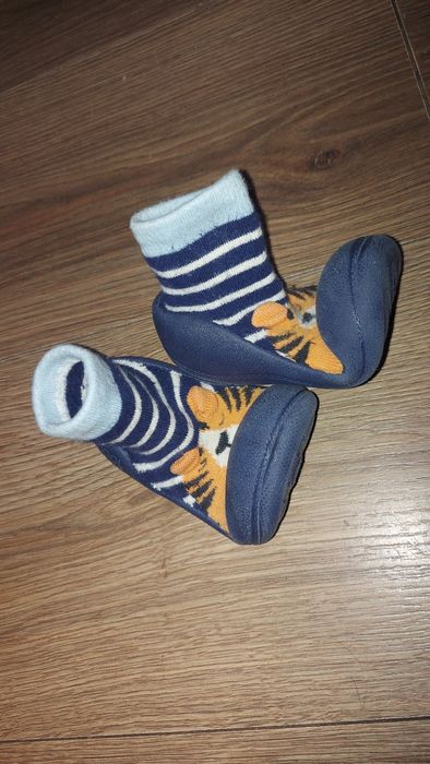 Kapcie 20/21 ze Smyka Barefoot jak Attipasy 12,5 cm do żłobka