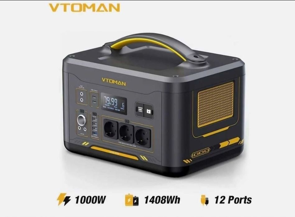 Зарядная станция Vtoman Jump 1000 1000W 1408Wh LiFePO4