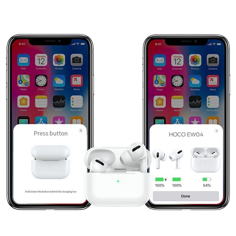 Наушники Hoco EW04 Plus гарнитура беспроводные airpods pro airdots air