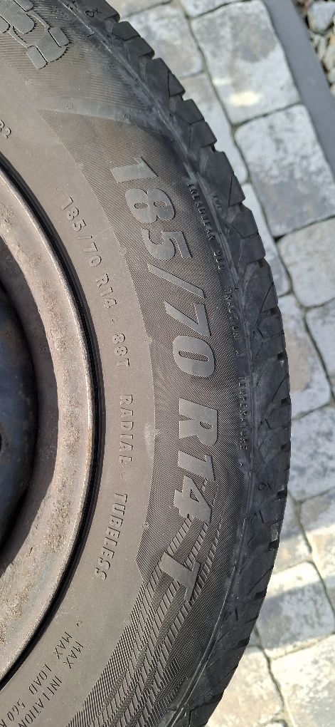 Koła letnie z felgami 185/70 R14 T