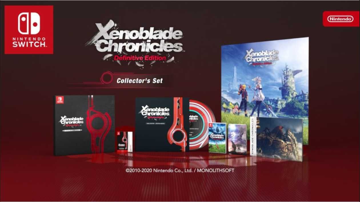 NOWE! UNIKAT ! Xenoblade Chronicles Definitive Edition Collector's Set