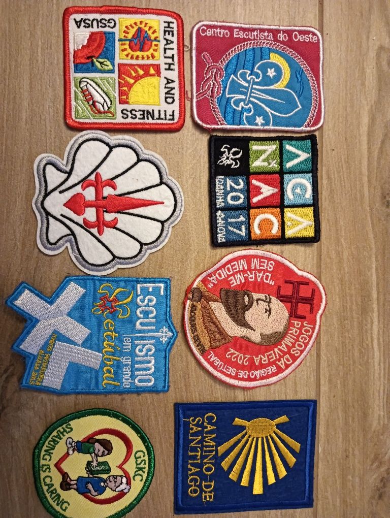 Patches estampas insígnias Emblemas Vários - escutistas /escoteiros*