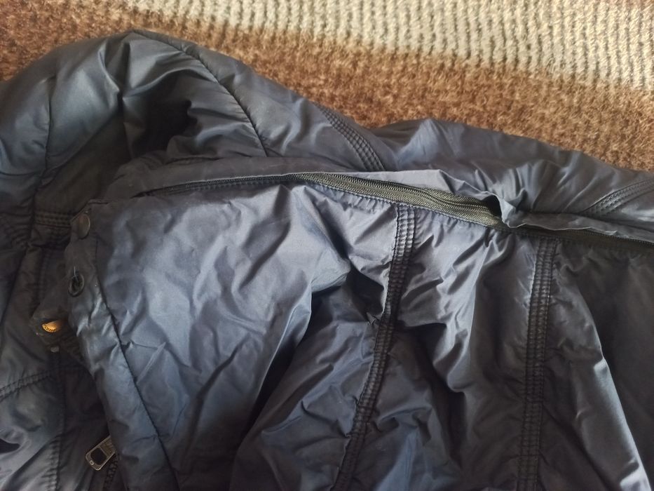 Темно-синя осіння чоловіча куртка, демісезонна куртка, тепла курточка