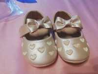Buciki niemowlęce różowe sandały baletki rozmiar 17 ccc