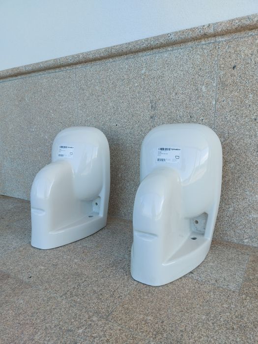 2 Sanitas Suspensas Brancas Duravit 35 x 55 cm
